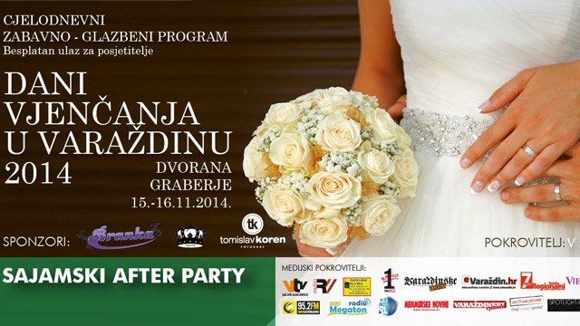 Dani vjenčanja u Varaždinu 15. i 16. studenog